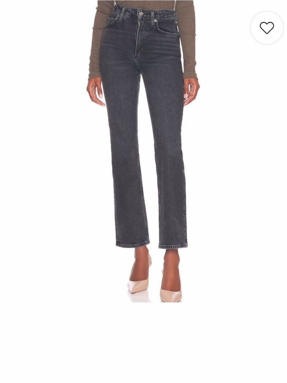 AGOLDE Vintage Boot Cut High Rise Jeans Black Vintage
Wash Size 25